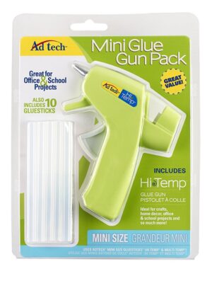 AdTech Floral Mini High Temp Hot Glue Gun with Glue Sticks, Combo Pack  (05660) 