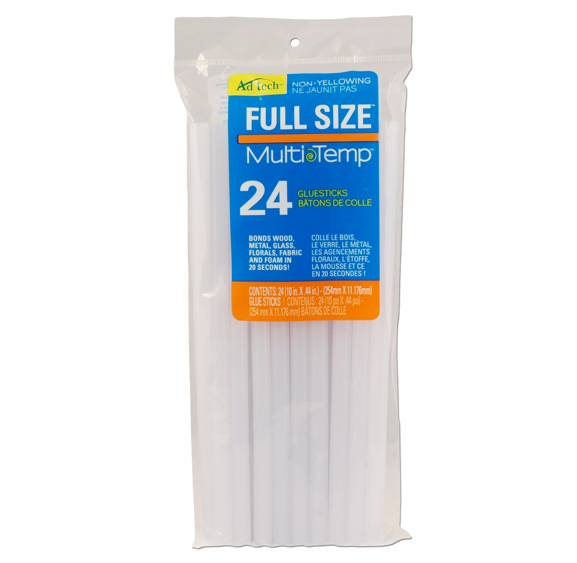 220-11ZIP24 Adhesive Technologies Multi-Temperature Full-Size Glue,  10-Inch, 24-Pack - Adhesive Technologies